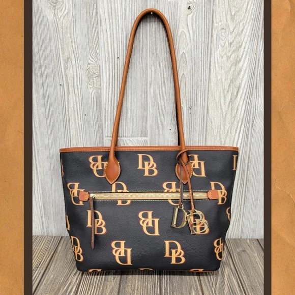Dooney & Bourke Monogram Tote - Picture 2 of 15